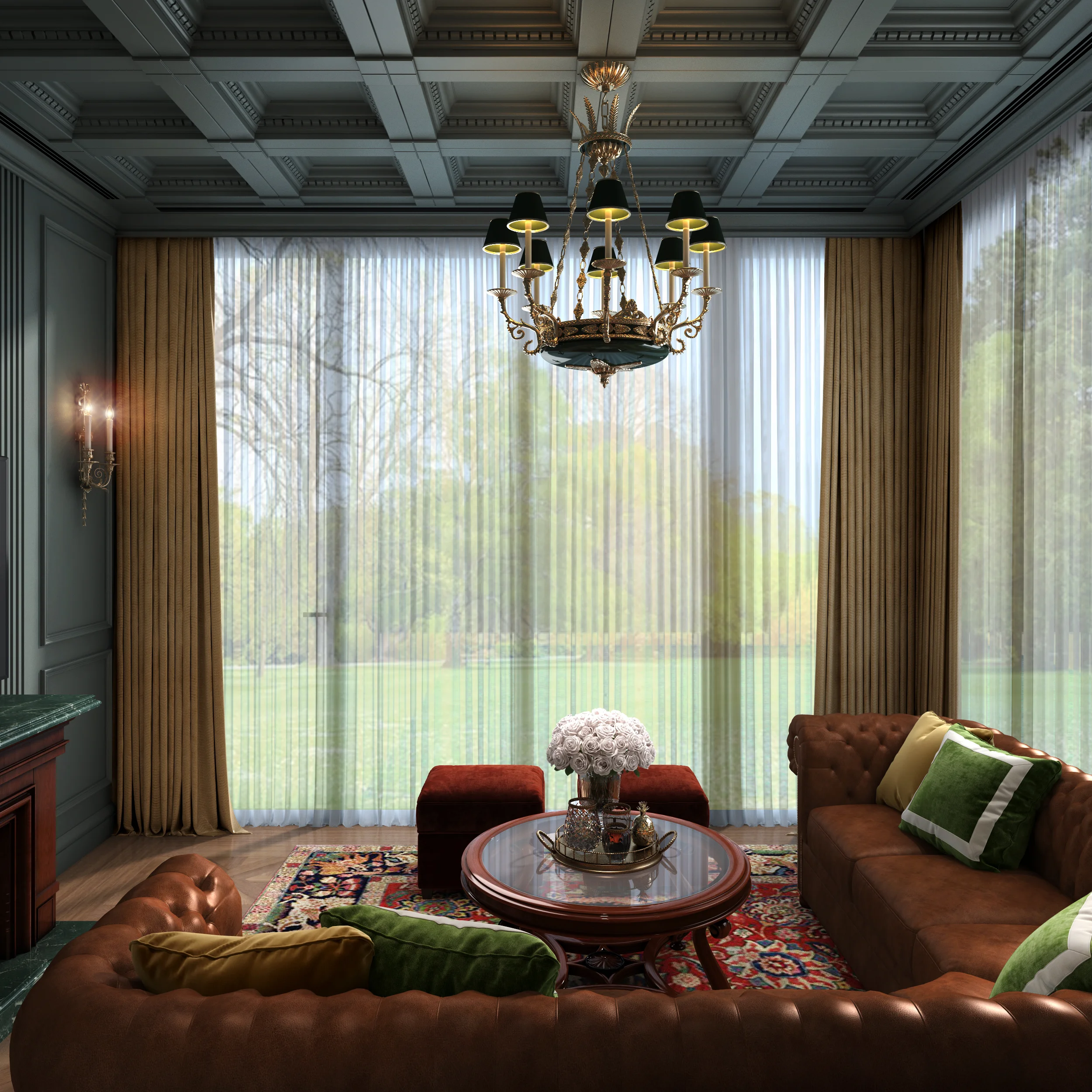 Neoclassical Grand Villa space 3